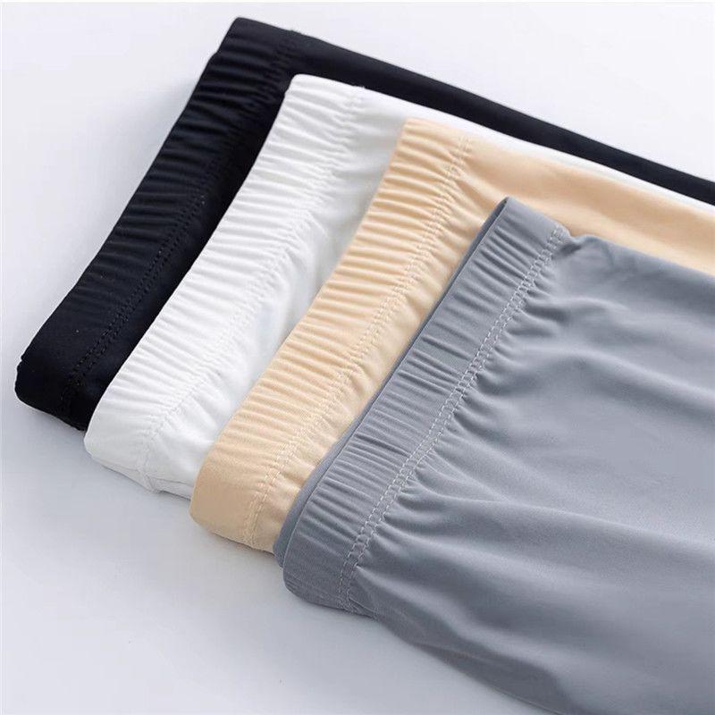 Ice Silk Women's Anti-Chafing Plus Size 2-in-1 Safety Capris