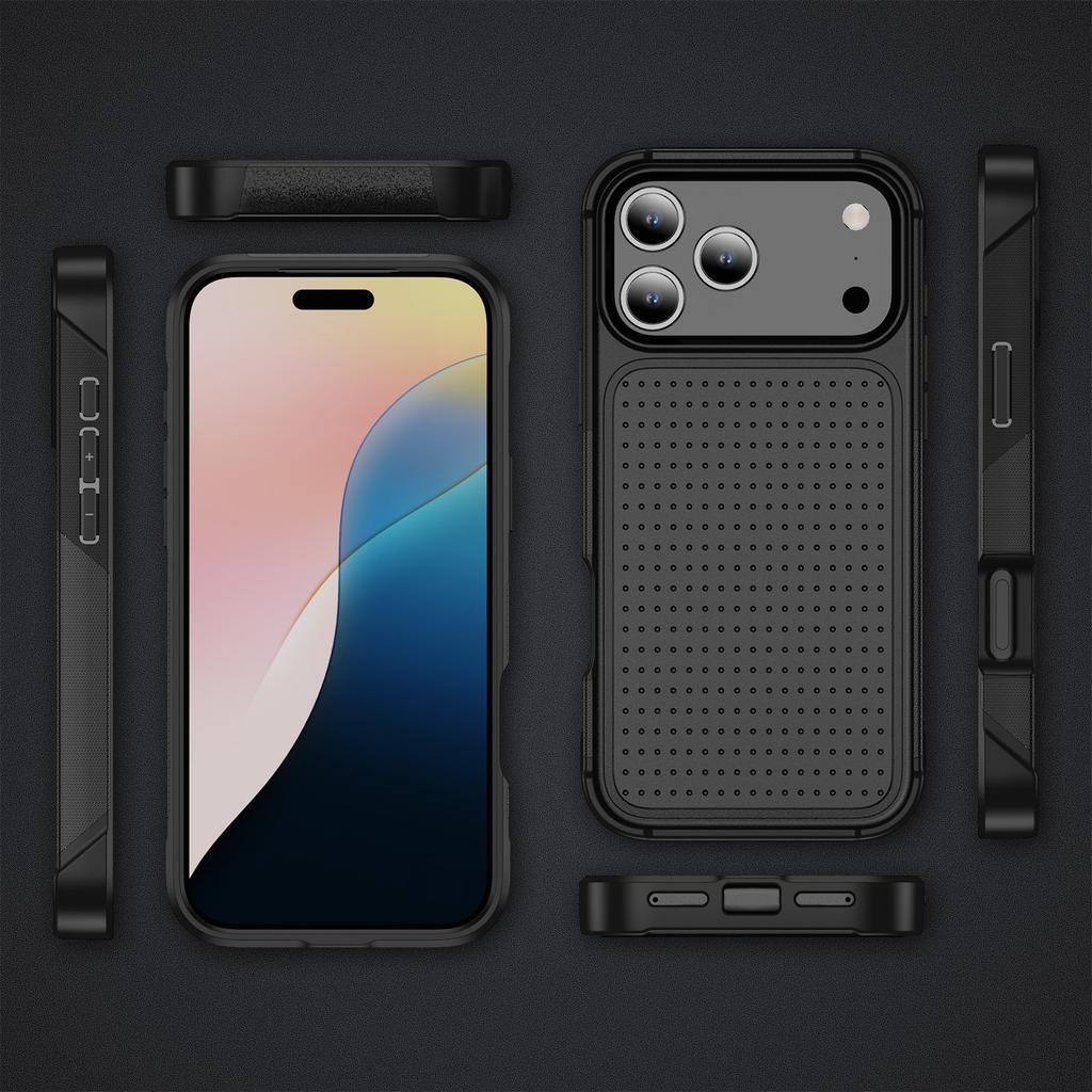 Hybrid PC Silicone Heavy Protective Case for Iphone 17 Pro Max Air 16 Plus 14 15 13 Pro Shockproof Cover for Iphone 17 Iphone17