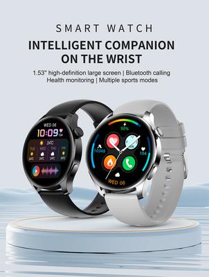 HW90 Smart Watch Fashion BT Call IP67 Waterproof Luxury Stainless Steel Sports Fitness Men Smart Watches for Android IOS