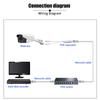 1 Set Cable Supply Module Extender With 5.5X2.1Mm Poe Spliter 48V To 12V Video And Power Adapter For Ip Camera Splitter Net
