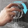Bohrfreie Waschbecken-Regale Wandmontierte Wasserhahn-Regale Geschenke Toilettenwaschbecken Spiegel Aufbewahrungsbox