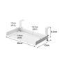 Yamazaki Jitsugyo Range Hood Horizontal Seasoning Rack White W20 x D15 x screws not Tower Kitchen Rack Spice Rack Just clip it to the range hood 1797