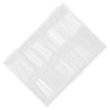 240pcs Half Cover False Nail Tip Extra Long Clear Fake Artificial Nail Tips for Home DIY Salon