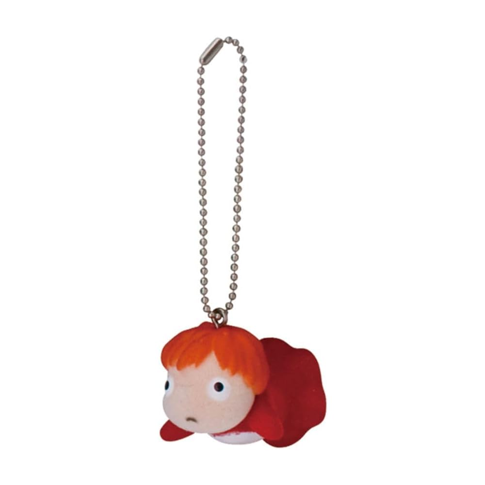 Sekiguchi Studio Ghibli Ponyo Flocking Keychain 404872