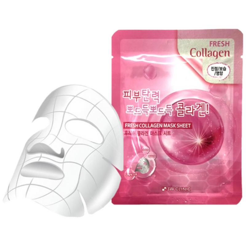 

3w Clinic Fresh Collagen Mask Sheet 23g*10 Sheets 1Pack