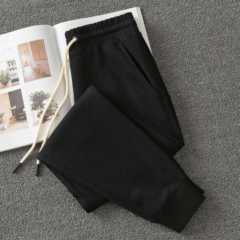 Full Cotton Casual Spring & Fall Gray Sweatpants