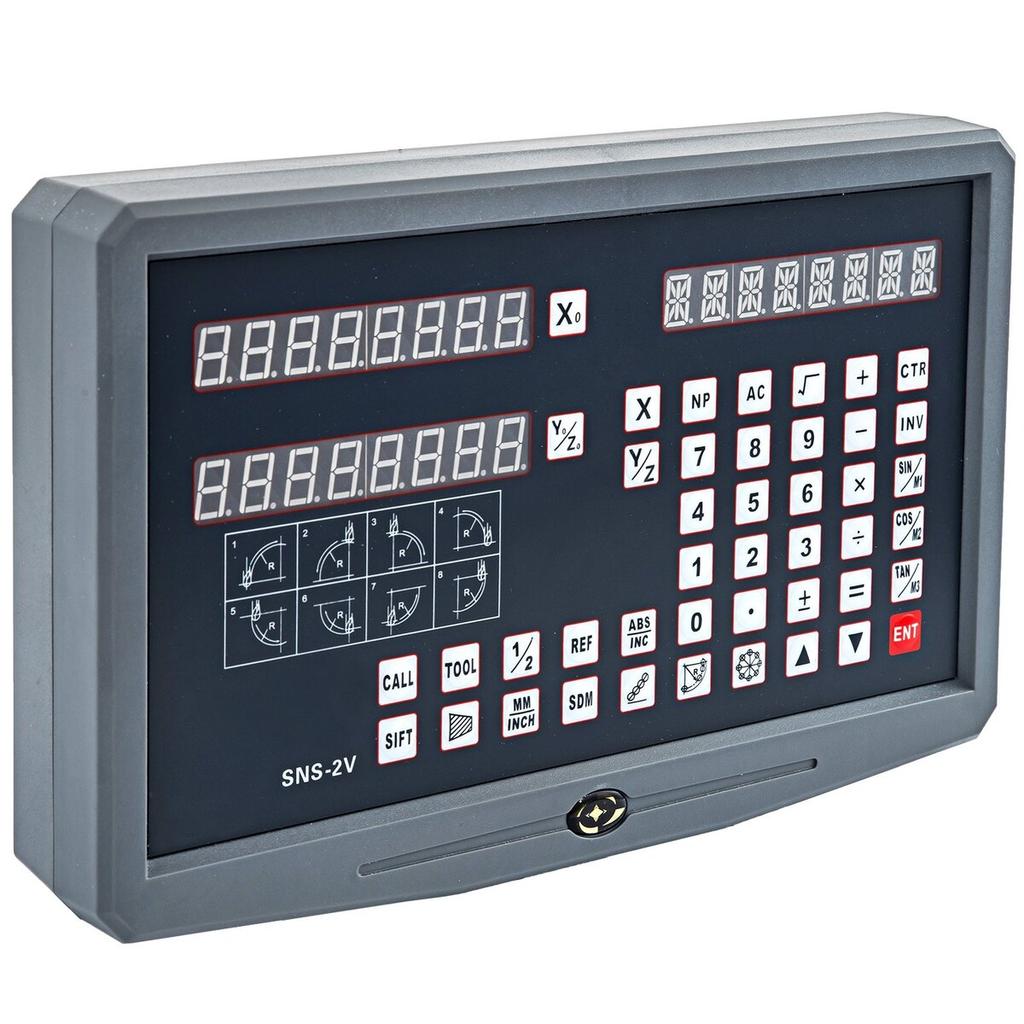 Cnc 2 Axis Digital Readout Scale Dro Linear Machine For Mill Lathe Bridgeport