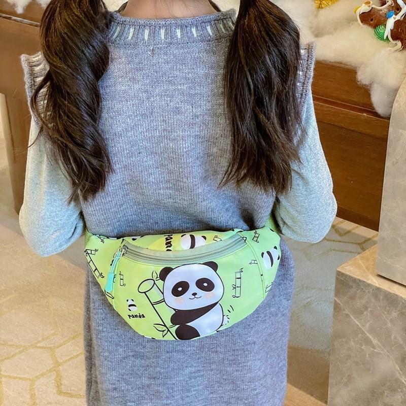 Kids Cartoon Playful Waist Bag Stylish Unisex Design Lightweight Nylon Backpack For School