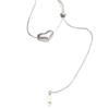 Elegant Heart Pendant Necklace for Women - Adjustable, Versatile, and Trendy Choker or Sweater Chain