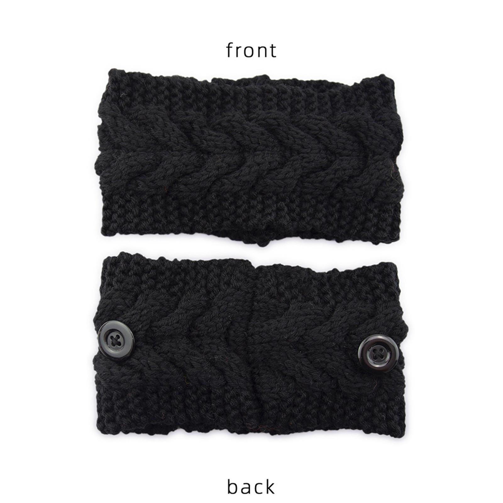 

(СУ)Спортивні аксесуари для волосся унісекс, еластична трикотажна термальна пов язка для волосся Sweet Girls One size чорний