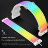 COOLMOON AOSOR ARGB  LED Light Strip for 24PIN Motherboard Power Extension Cable Aura Sync Flexible LED Strip Light DIY Kit