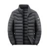 Winter neue Herren Slim-Fit Stehkragen Baumwollwattierte Kleidung Herren Baumwollwattierte Kleidung