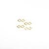 Copper Double Hanging 8-shaped Buckle Pendant For DIY Jewelry Making Craft Accessories