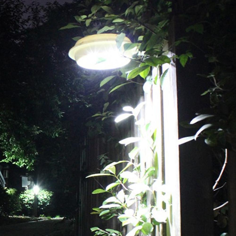 48 LEDs Waterproof Garden Yard Solar Powered Outdoor Light Sensor Wall LampWhite Light