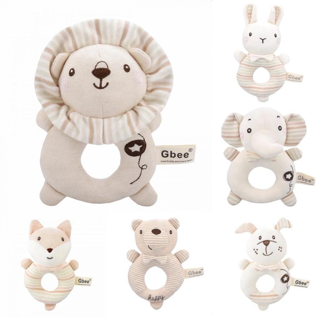 Gbee Organic Cotton Infant Rattle Toy Set For Emotional And Intellectual Development