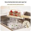 Multifunctional Draining Bowl & Refrigerator Storage Box with Foldable Handle – Keeps Hands Dry