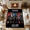 Warner (23) Customize your name rug, office chair cushion, home bedroom living room gift.