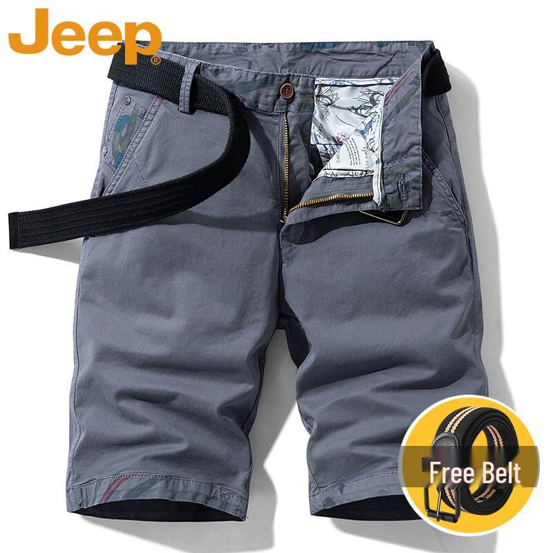 

JEEP Men s Loose Fit Cargo Shorts 34