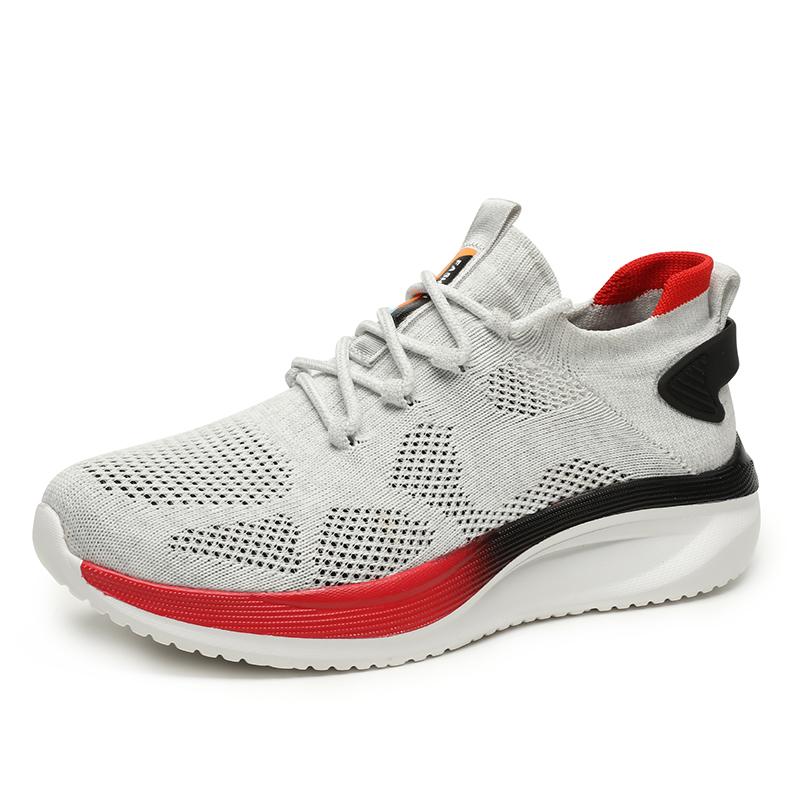 Fashion Casual High Quality Sport Athletic Gym Lightweight Men Casual Shoes Size 39-46 Sneakers Men Running Walking Knit Shoes