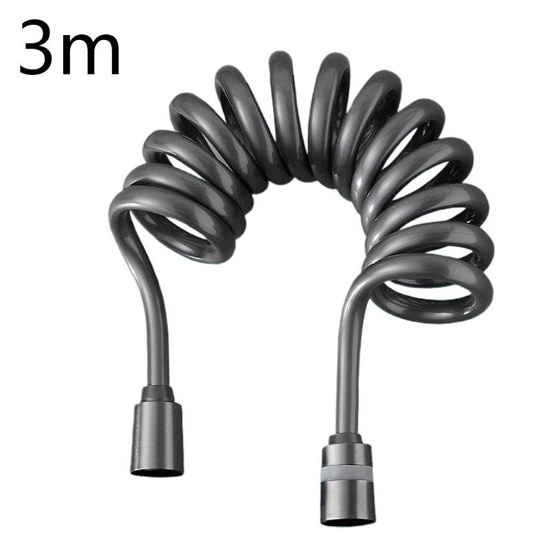 1,5 m/2 m/3 m Duschschlauch Meter Wasser Sanitärschlauch Kunststoff Badezimmer Toilette Sprüher Sanitärschlauch Weiche Schläuche für Badezimmerreinigung