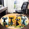 1PC Cat Garden Office Round Area Rug,  Mat Suitable ForOffice, Under Office Chairs Bedroom Living Room Home Decor, Room Deco