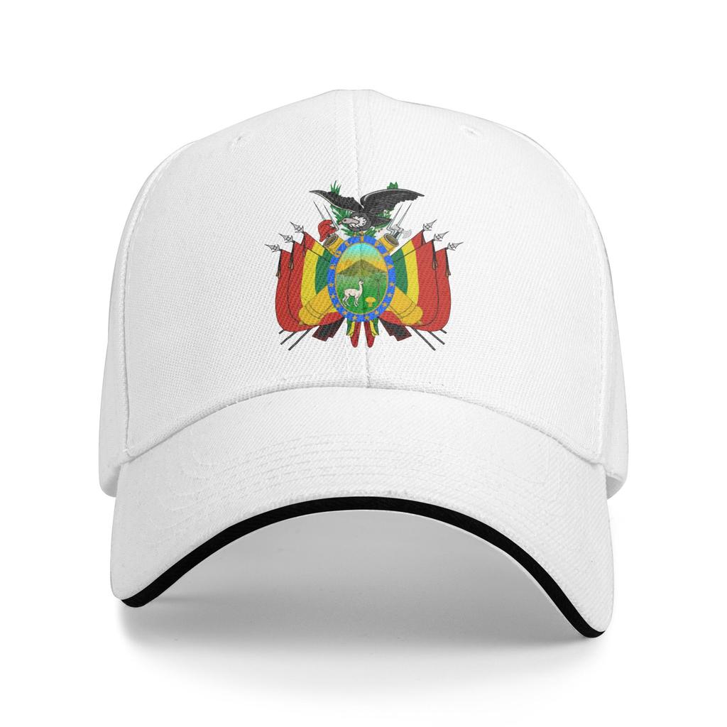 Znak Bolívie a Národní symbol Custom Baseballové čepice Pánské Dospělý Muž Plážová Ochrana před sluncem Klobouk Hip Hop Trucker Cap