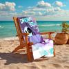 Personalized customized proof beach towel with game Dandy's World  pattern - soft, absorbent, quick-drying, perfect swimming, camping&bathing