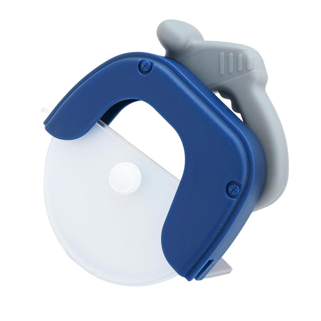 Large Pizza Cutter Wheel Pie Waffle Stainless Steel for Kitchen Tool Blue
