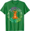 Peace Love Dogs Yoga Funny Graphic Tee Soft Cotton TShirt Casual Gift for Dog Lovers