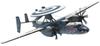 Kinetic 1/48 Scale US Army E-2C Hawkeye 2000VAW-123 Screw Tops Plastic Model Kit KNE48135
