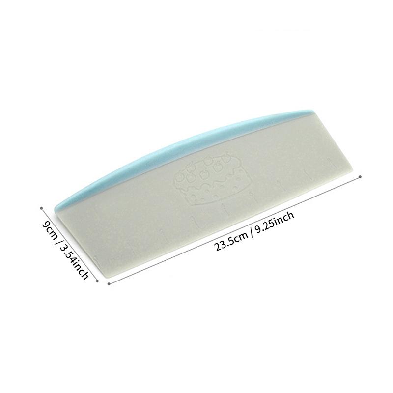 

Plastic Pastry Bench Scraper Chopper Cake Cutter with Measuring Scale Gadget Pizza Dough Cutters for Cooking Baking Bread