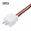 2-4 Pin Connector Plugs With Wire 10 Sets Of 24AWG
