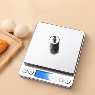 Balance de cuisine électronique Tiansheng i2000: Précision 0,01 g, Acier inoxydable, Compact pour la pâtisserie et l'usage domestique.