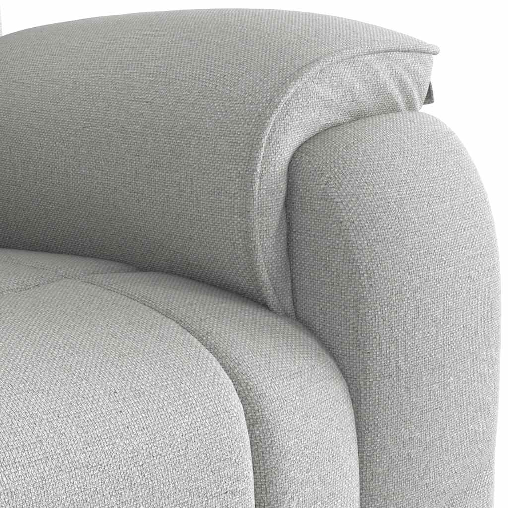 Massage Chair Cloud Gray Fabric