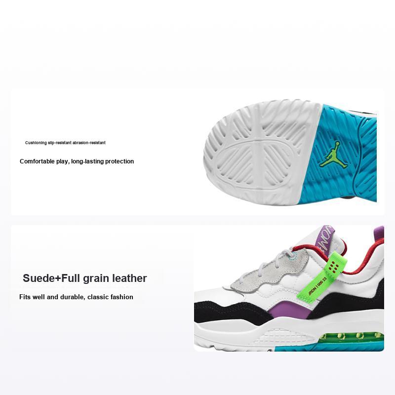 Air Jordan MA2 PS Лучший подарок Детские кроссовки Белый Черный Пурпурно-туманный CW6595-100 33.5