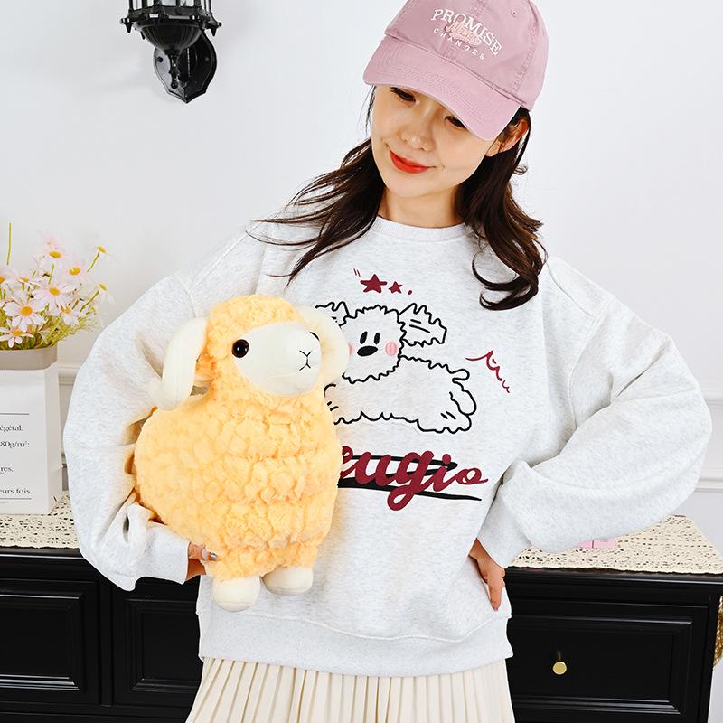 Little Lamb Plush Toy: Claw Machine Doll, Goat Pillow, Toss Gift