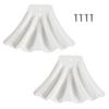 Yousheng Gutter Downspout Diverter Rain Gutter Disperser Gutter Downspout Extension for 3"x 4" And 3" X 2" Downspout Rainwater Dispersal