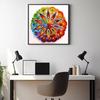 Kits de arte de gemas con diamantes perforados parcialmente y formas especiales abstractas para quilling, 11.81 x 11.81 pulgadas, regalo para adultos, decoración de pared para el hogar.