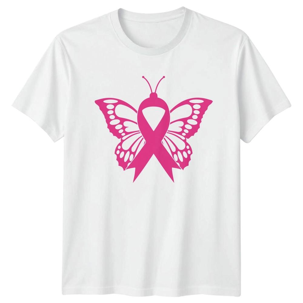 Pink Butterfly Butterflies Animals Unisexs TShirt Unisexs Graphic Tee S