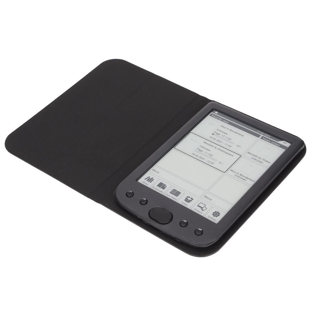 Cheap Ereader 6in 800x600 HD Ink Screen E Reader 8GB 512MB ABS Ebook