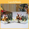 Weihnachts-Harz-Musikbox Schneeszene Mit Licht Für Feiertagsdekoration Und Geschenk
