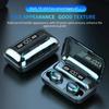 Wireless Bluetooth Earbuds with LED Display, Gaming Low Latency Headphones Sport Waterproof In-Ear Earphones with Long Battery Life
