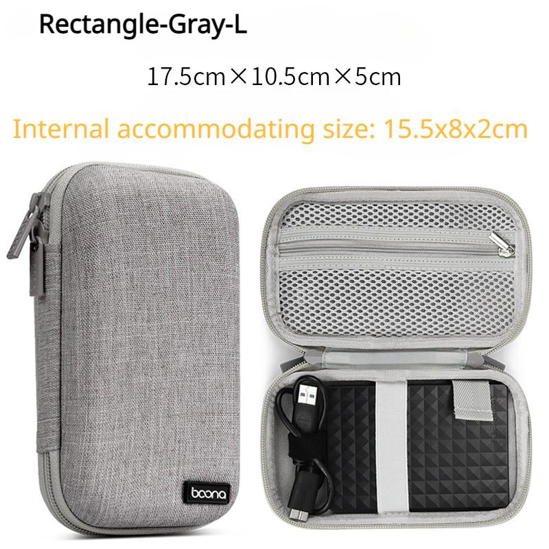 Portable Earphone Storage Bag Data Cable Organizer Bag Multifunctional Digital Gadgets Case Charger U Disk Protective Cover