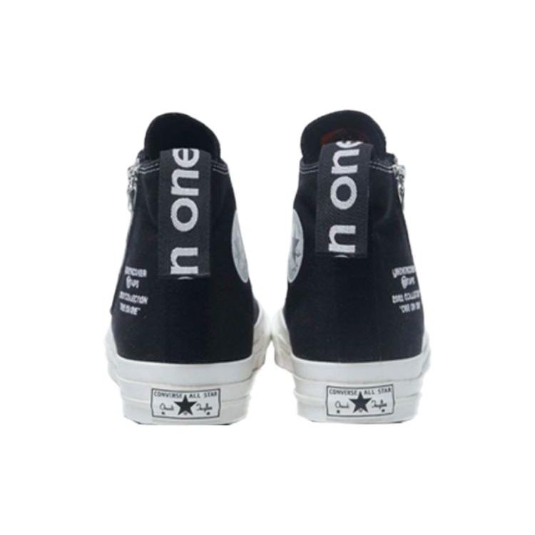 Converse WTAPS X  1970s Chuck Taylor All Star High Durable Canvas Sneakers Unisex Sneakers Black 1SD164