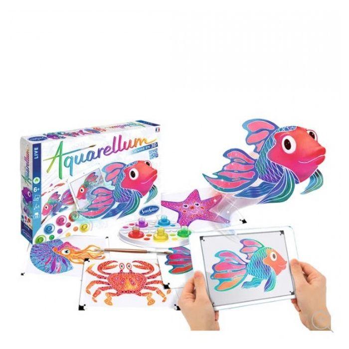 Peinture SentoSphère Aquarellum Live Fonds Marins
