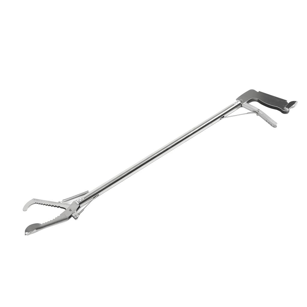 Stainless Steel Crab Tongs 30inch Portable Multifunctional Long Fish Tongs for Crab Seafood Octopus