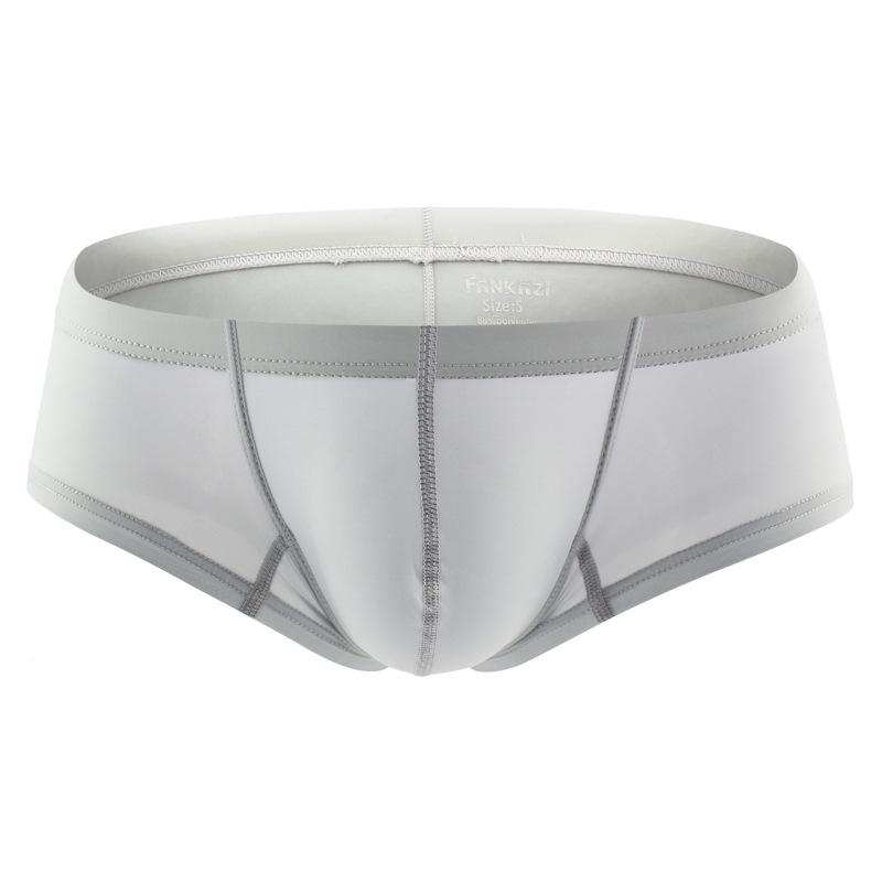 Herren Nylon 3D Beutel Boxer Briefs - Atmungsaktiv & Bequem Unifarbend
