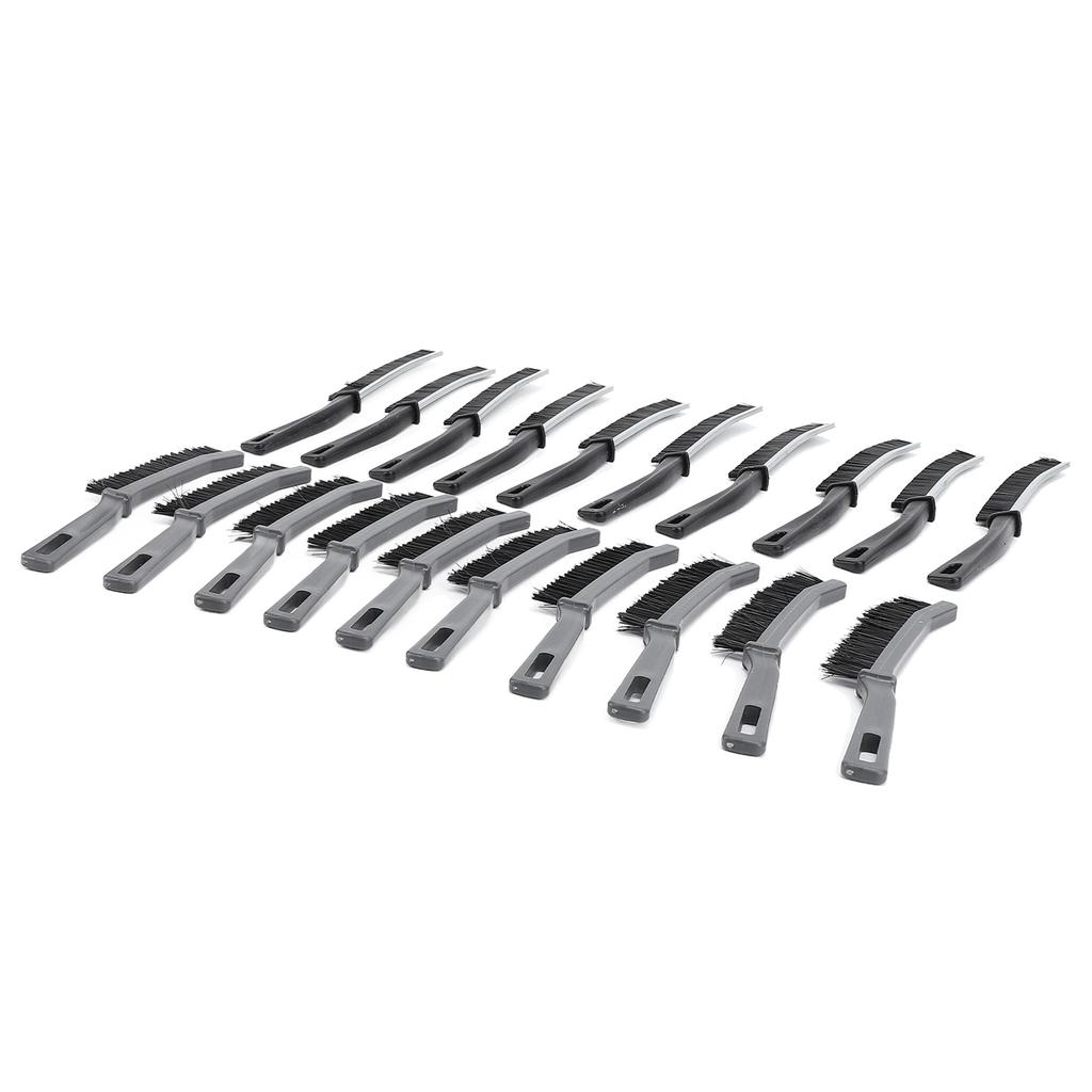 20pcs Multifunctional Crevice Brush Convenient Hangable Ergonomic Hard Bristle Crevice Brush for Bathroom Kitchen Tile Window Joints