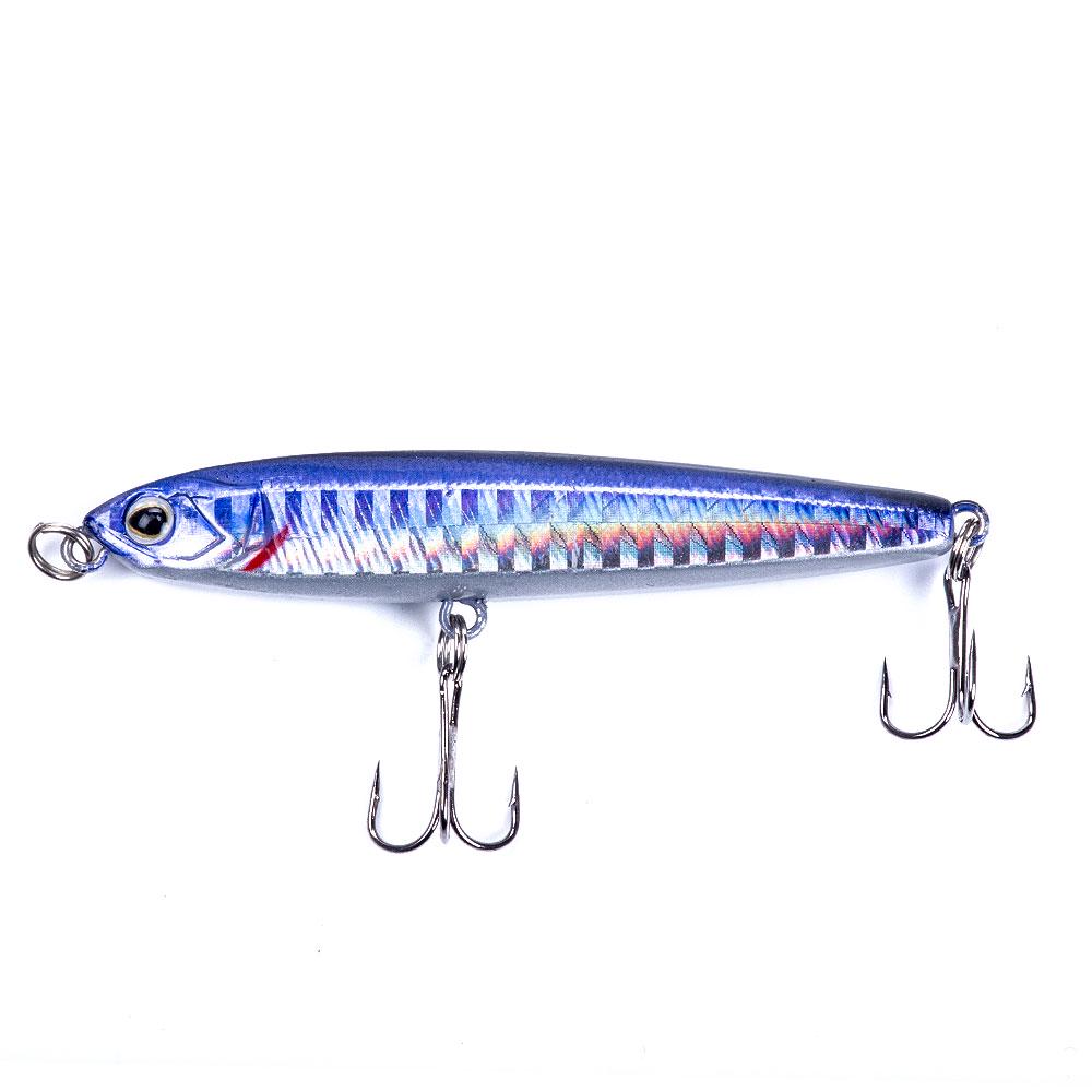 HENGJIA 10cm Wobbler Bleistift Angelköder Bionic Bass Sinking Köder Hartplastik Tackle Menge 6