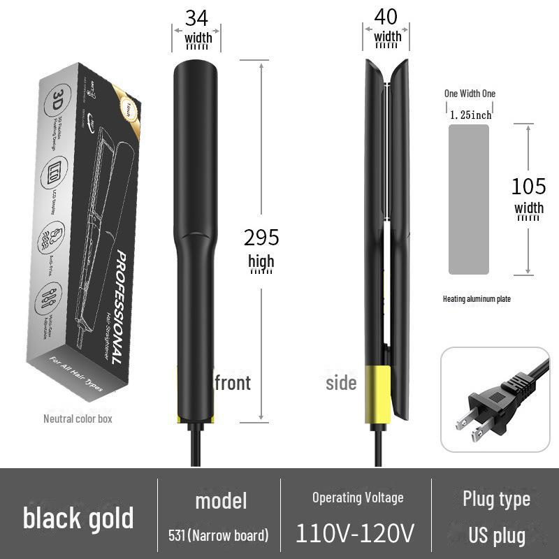 

Ближневосточный выпрямитель и плойка двойного назначения – Высокотемпературный, салонного качества, инструмент для укладки волос без повреждений 531 narrow board US standard 110V